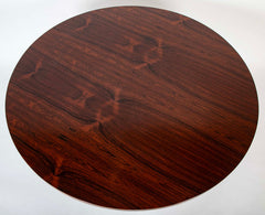 Round Center Table with Ringed Center Column by Carlo di Carli