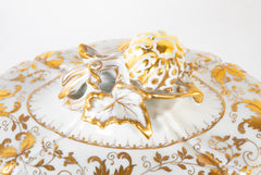 Le Tallec French Porcelain Covered Tureen in the Baroque Style