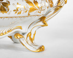 Le Tallec French Porcelain Covered Tureen in the Baroque Style
