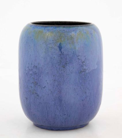 Fulper Art Pottery Blue Glazed Ceramic Vase