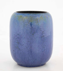 Fulper Art Pottery Blue Glazed Ceramic Vase