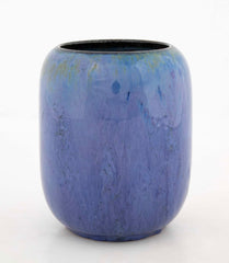 Fulper Art Pottery Blue Glazed Ceramic Vase
