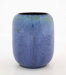 Fulper Art Pottery Blue Glazed Ceramic Vase