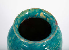 Baluster Form Pewabic Pottery Vase with Vibrant Iridescent Glaze