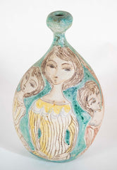 "Ronde de Jeunes Femmes, 1956" Pyriform Ceramic Vase by Marcello Fantoni