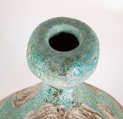 "Ronde de Jeunes Femmes, 1956" Pyriform Ceramic Vase by Marcello Fantoni