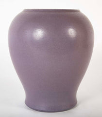 Marblehead Pottery Lavender Glazed Ovoid Pottery Vase