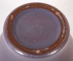 Marblehead Pottery Lavender Glazed Ovoid Pottery Vase