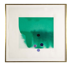 "Green Darkness" Screenprint by Victor Pasmore