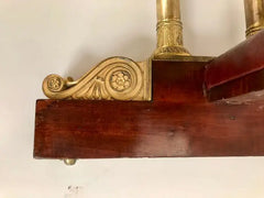 Regency Mahogany and Gilt Bronze Side Table