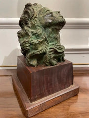 French Bronze 'Head of a Woman' by Emile Antoine Bourdelle,