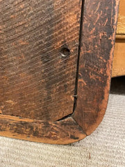 17th Century English Walnut Mirror with Original Glass, Small Scale