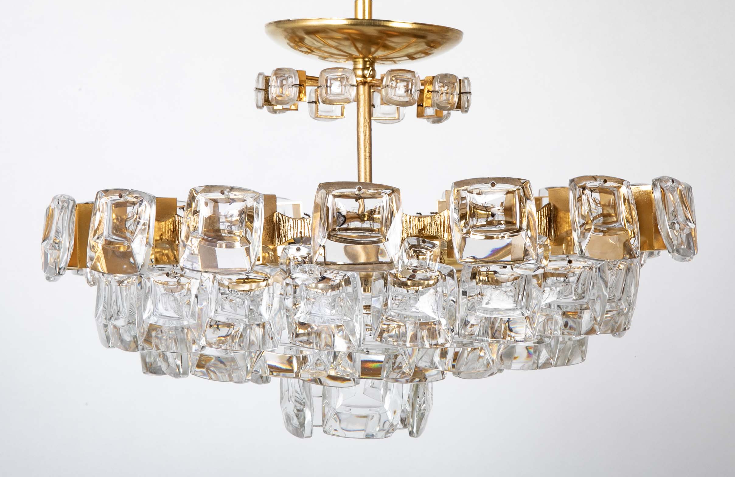 Geometric Crystal Chandelier
