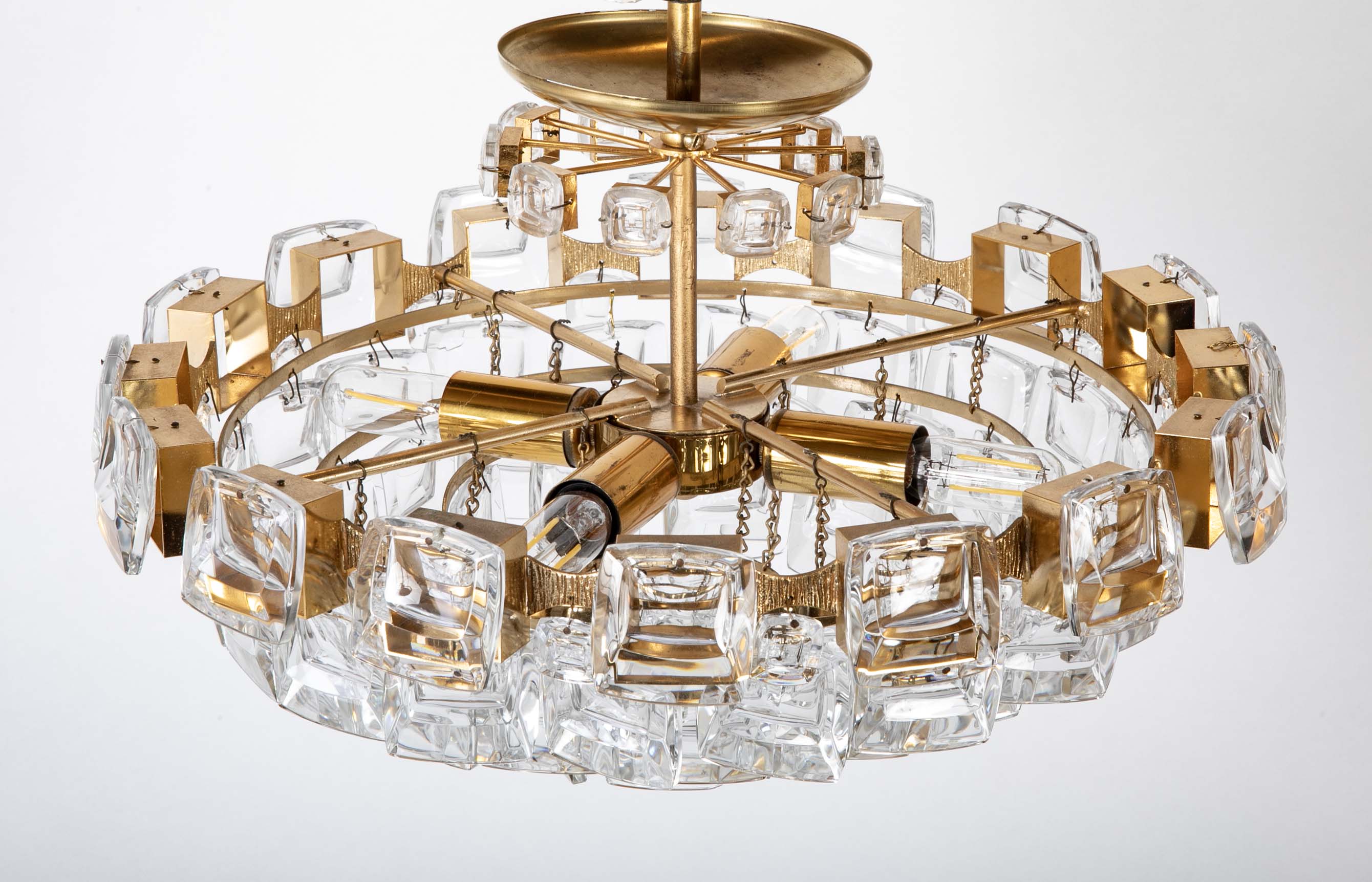 Geometric Crystal Chandelier