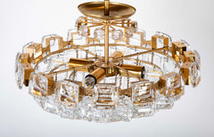 Geometric Crystal Chandelier