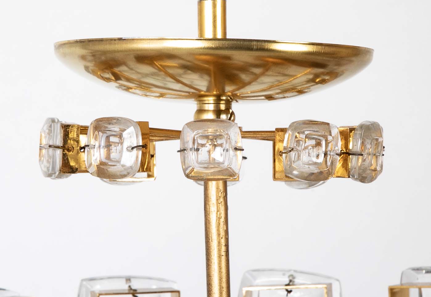 Geometric Crystal Chandelier