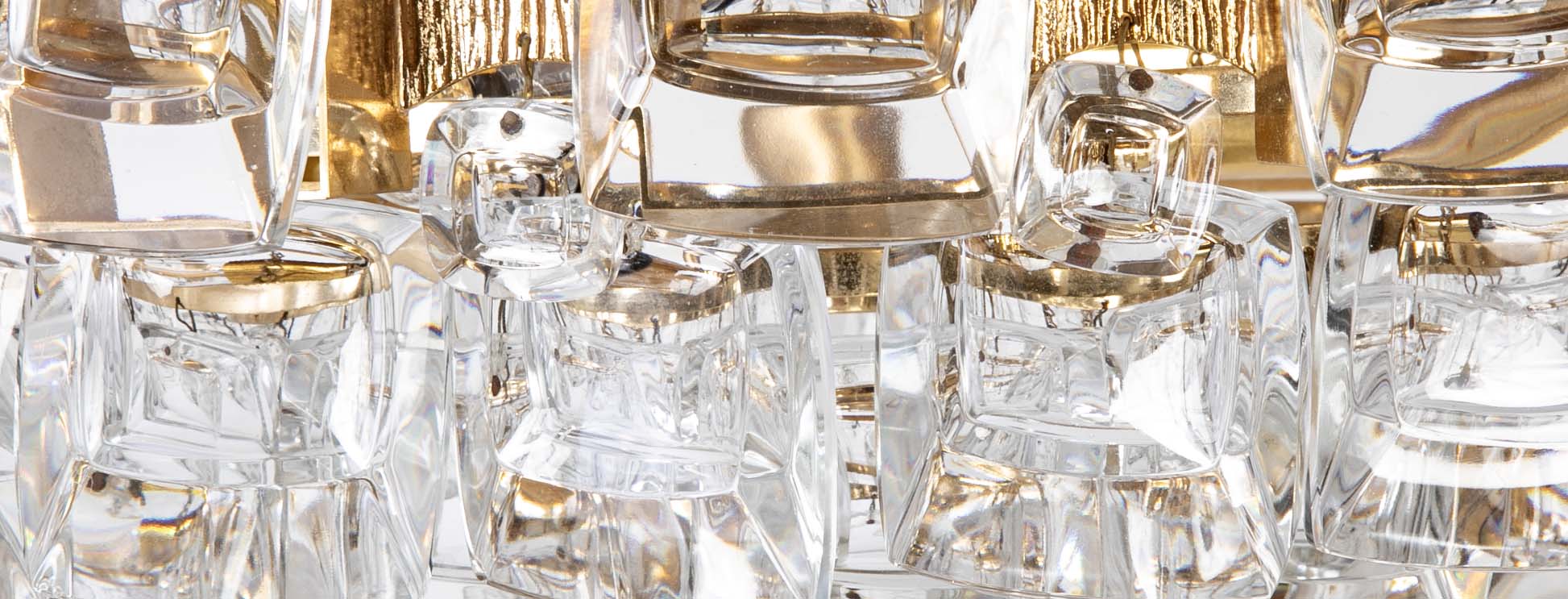 Geometric Crystal Chandelier