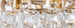 Geometric Crystal Chandelier