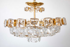 Geometric Crystal Chandelier