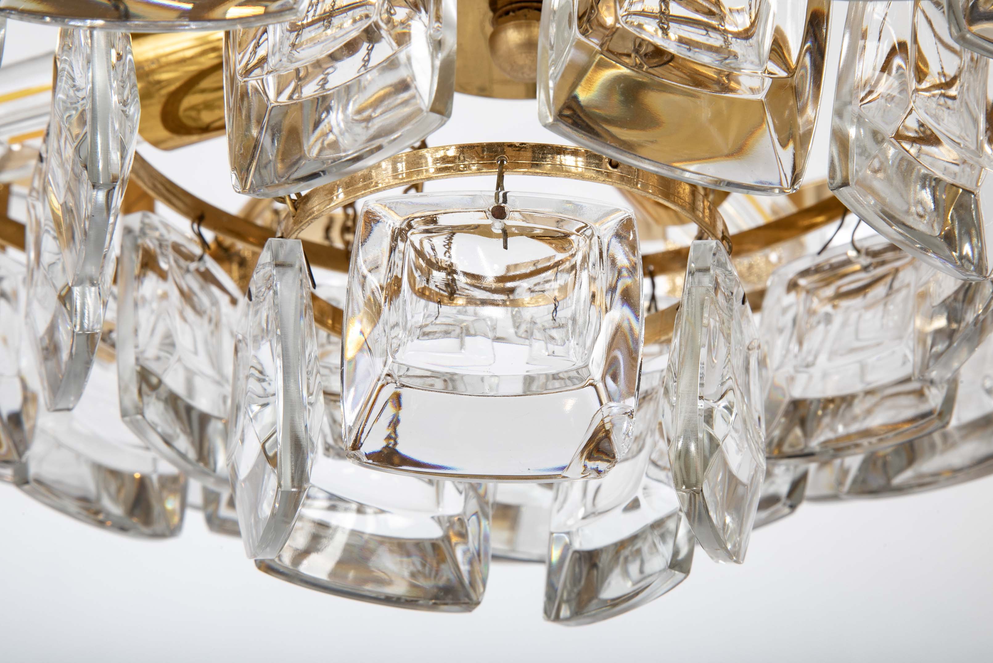 Geometric Crystal Chandelier