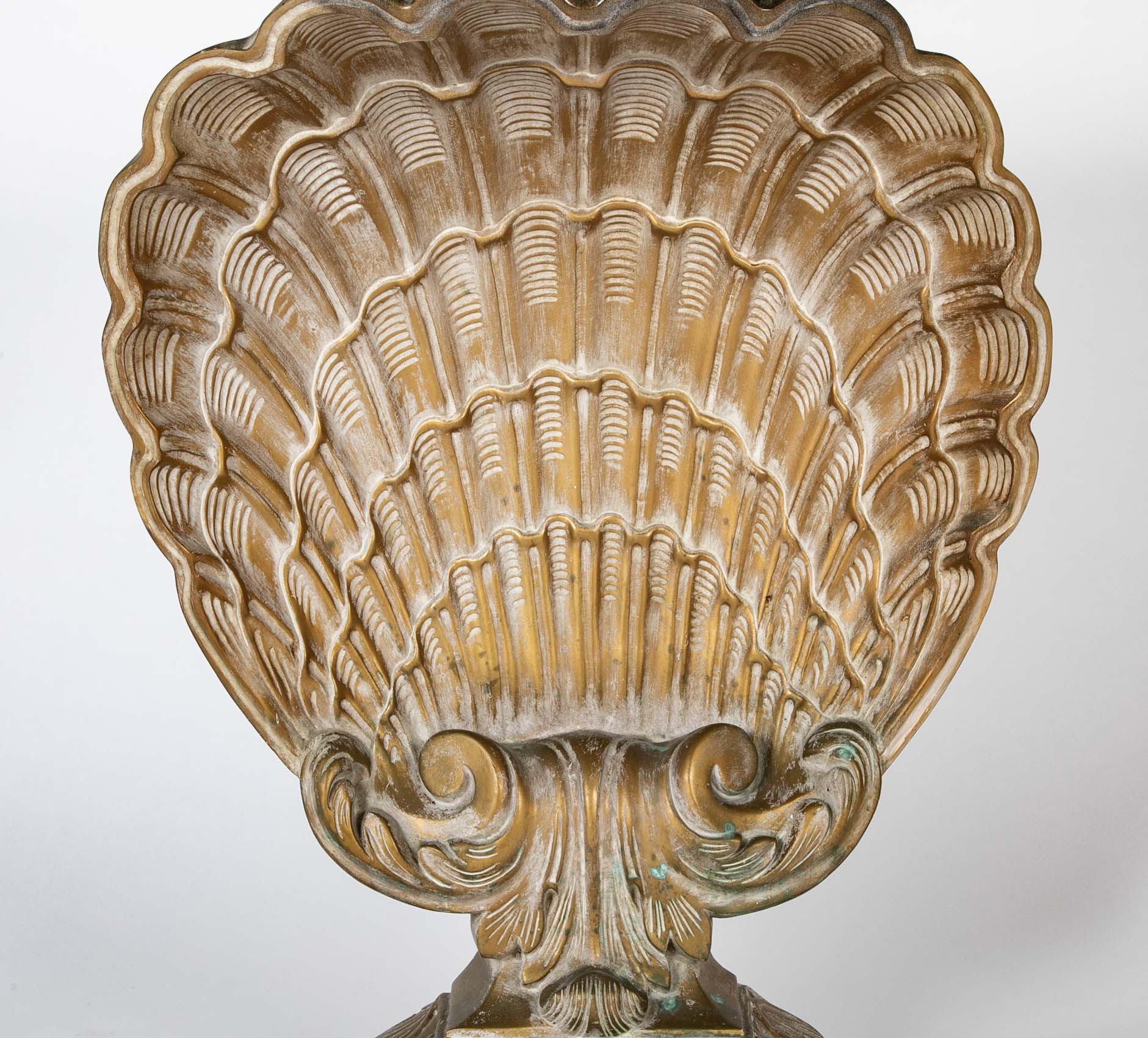 Architectural Scallop Base Console Table