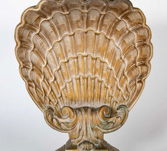 Architectural Scallop Base Console Table