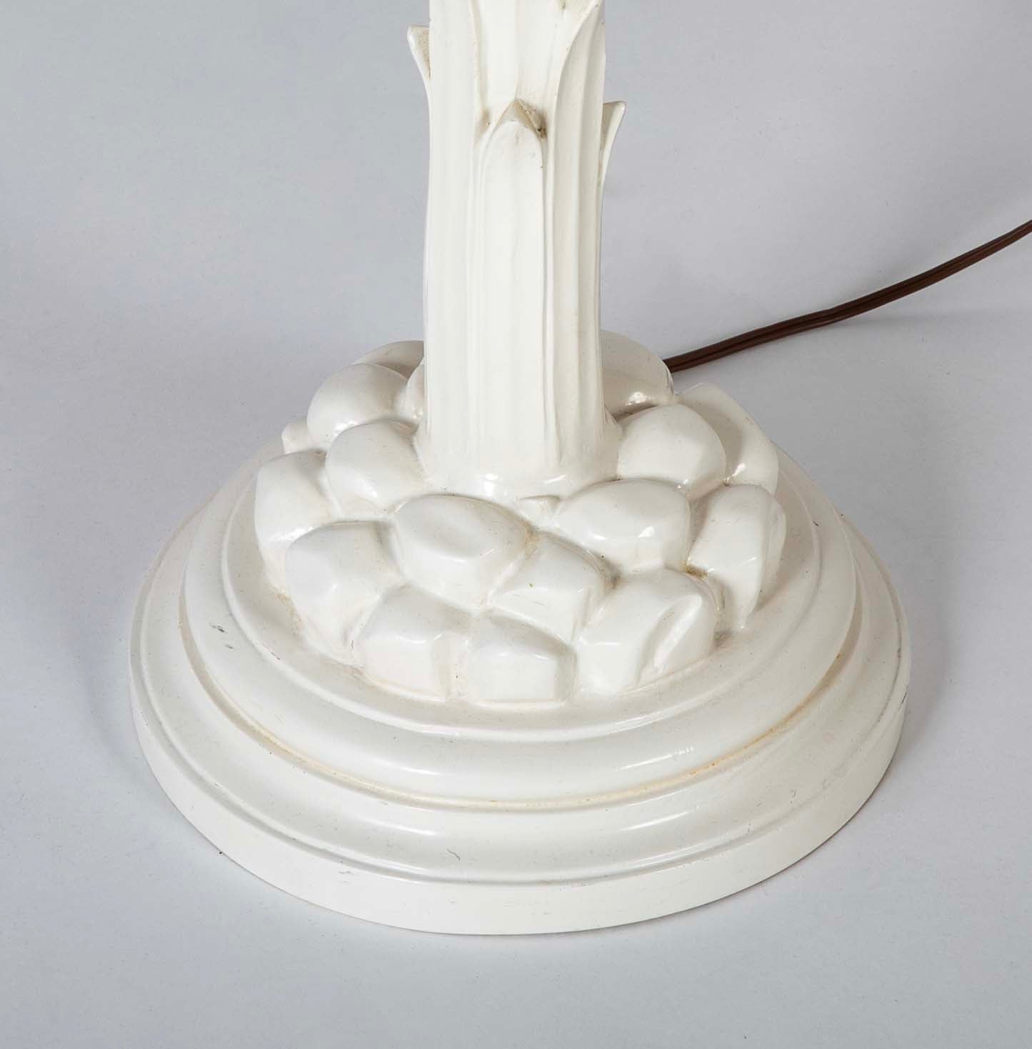 Acanthus Form Floor Lamp in the Style of Serge Roche