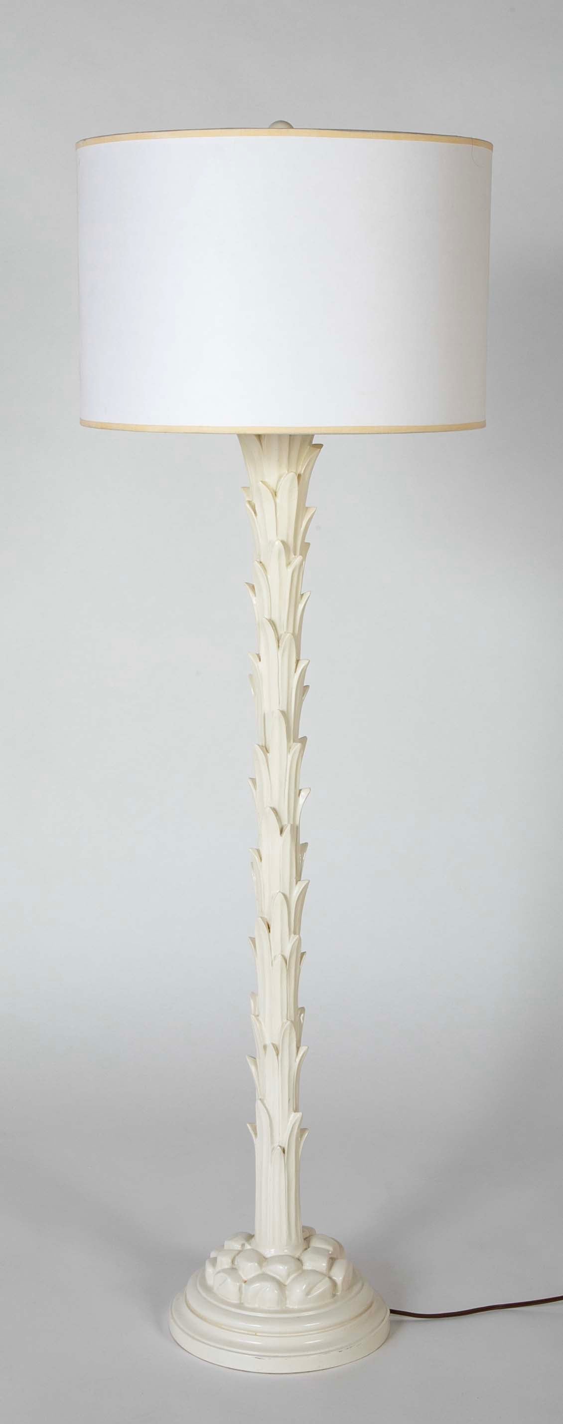 Acanthus Form Floor Lamp in the Style of Serge Roche
