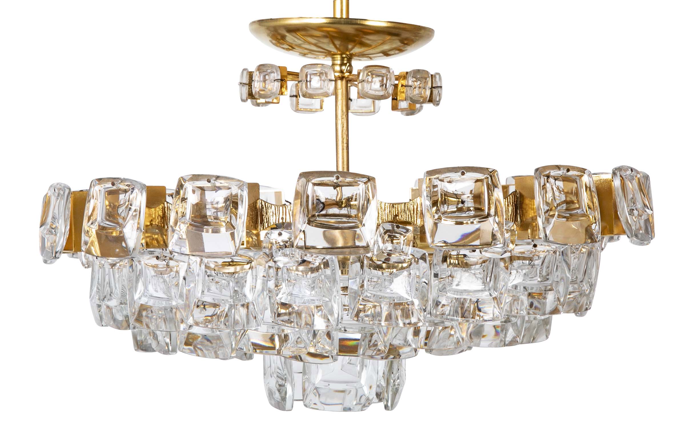 Geometric Crystal Chandelier