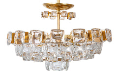 Geometric Crystal Chandelier
