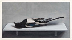 "Magpie" Oil on Board by Contemporary British Artist William Wyld