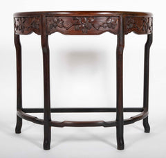 Chinese Late 19th Century Rosewood  Console Table