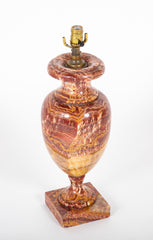 Fine Breccia Marble or Jasper Urn now a Lamp