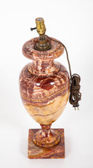 Fine Breccia Marble or Jasper Urn now a Lamp