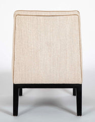 Pair of Mid-Century Slipper Chairs Designed by E. Wormley for Dunbar