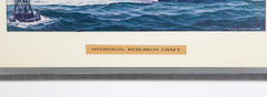 Print of Hydrofoil Prototype Project by Electric Boat, Groton, CT for the US Navy