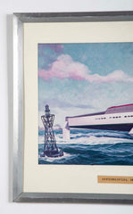 Print of Hydrofoil Prototype Project by Electric Boat, Groton, CT for the US Navy