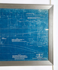 1929 Original Blueprint for International Star Class Racing One Design Sail Boat