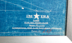 1929 Original Blueprint for International Star Class Racing One Design Sail Boat