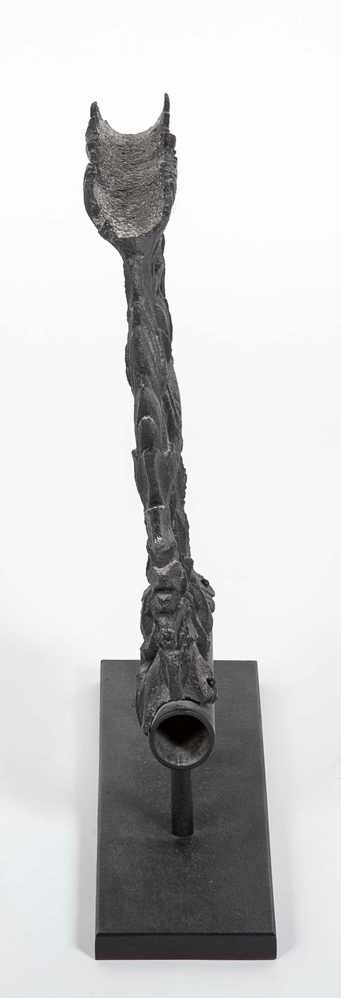 Industrial Element of a Dove Inside a wreath