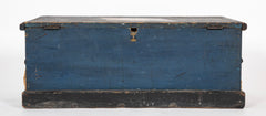 Late 19th Century Painted Pine Sailor's Chest