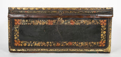 Chinese Export Leather Covered Camphorwood  Trunk