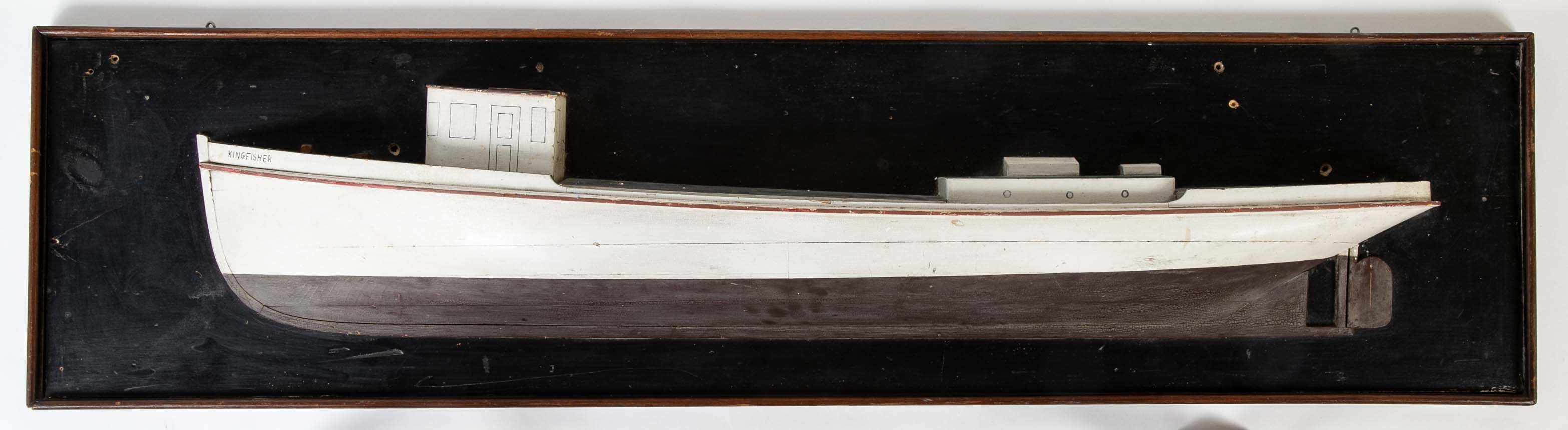 Early 20th Century Half Hull of the "Kingfisher" Fishing Trawler