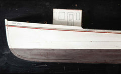 Early 20th Century Half Hull of the "Kingfisher" Fishing Trawler