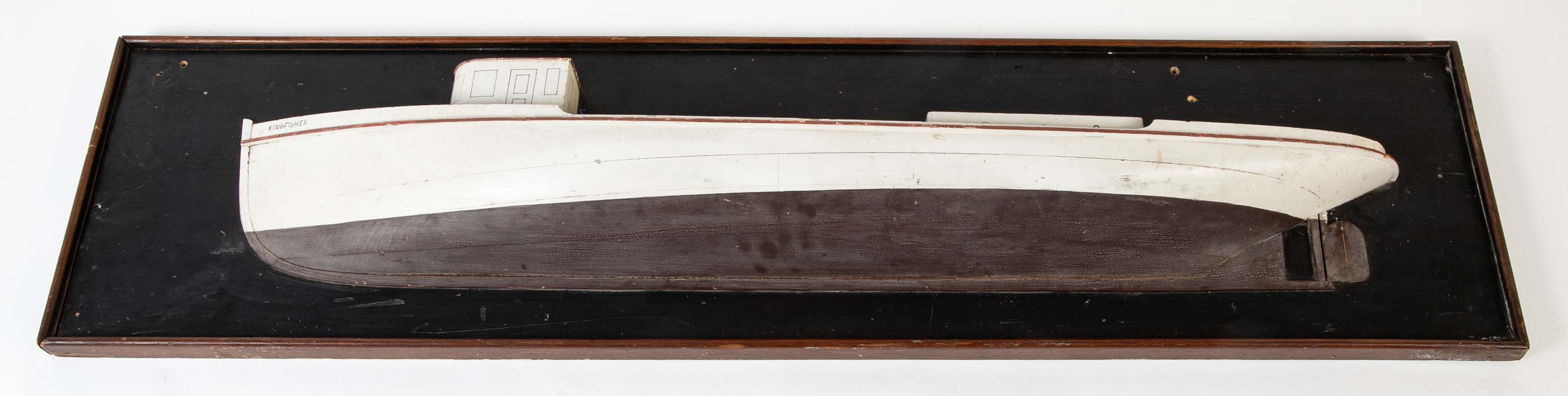 Early 20th Century Half Hull of the "Kingfisher" Fishing Trawler