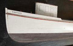 Early 20th Century Half Hull of the "Kingfisher" Fishing Trawler
