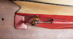 Early 20th Century Mounted Half Hull Model of a Steamship