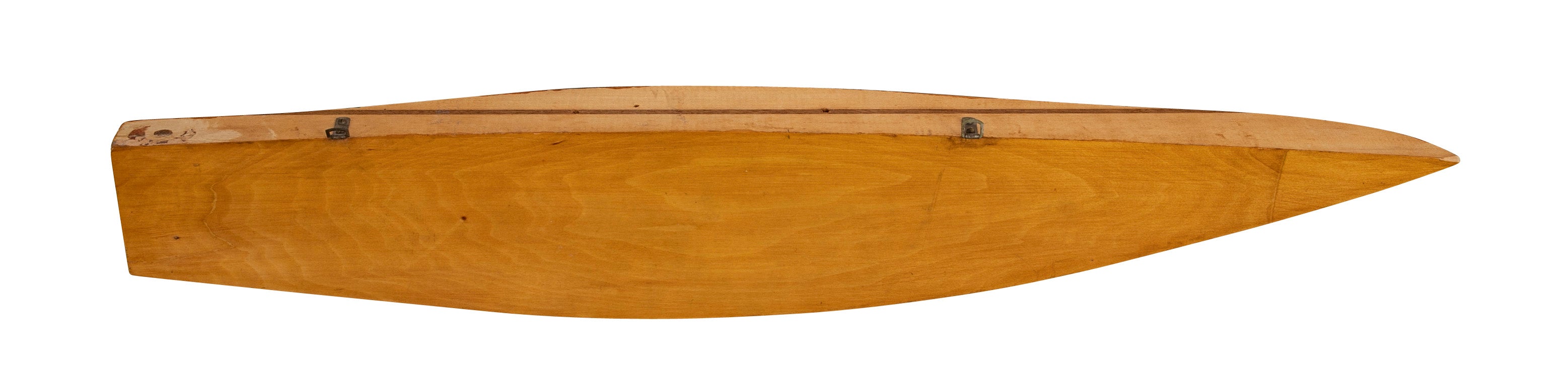 Half Hull Carved by Malcolm M. Crosby of an 1892 Yacht