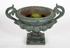 Pair of Large Late 19th Century Cast Iron Planters