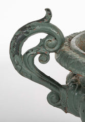 Pair of Large Late 19th Century Cast Iron Planters